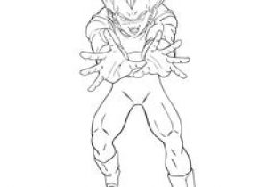 Coloriage Dragon Ball Za Imprimer A Black & White Drawing Inspired by the Character Of Cell In Dragon