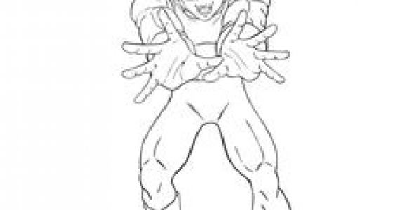 Coloriage Dragon Ball Za Imprimer A Black & White Drawing Inspired by the Character Of Cell In Dragon