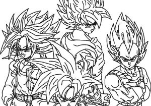 Coloriage Dragon Ball Za Imprimer Coloriage De Dragon Ball Z Sangoku Super Sayen 6