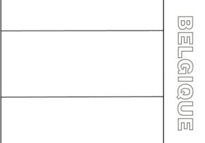 Coloriage Drapeau Belgique Drapeau De La Belgique   Colorier Tªte   Modeler