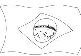 Coloriage Drapeau Brésil Dessins Et Coloriages Coloriage Moyen format   Imprimer Le