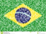 Coloriage Drapeau Brésil Ides Dimages De Pixel Art Coeur Drapeau