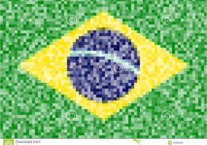 Coloriage Drapeau Brésil Ides Dimages De Pixel Art Coeur Drapeau