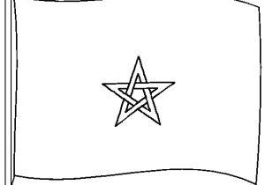 Coloriage Drapeau Du Maroc Coloriage Du Drapeau Marocain Coloriages De Drapeaux à