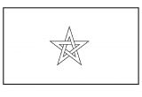 Coloriage Drapeau Du Maroc Dessins Et Coloriages Page De Coloriage Grand format à