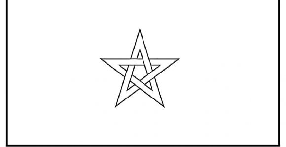 Coloriage Drapeau Du Maroc Dessins Et Coloriages Page De Coloriage Grand format à
