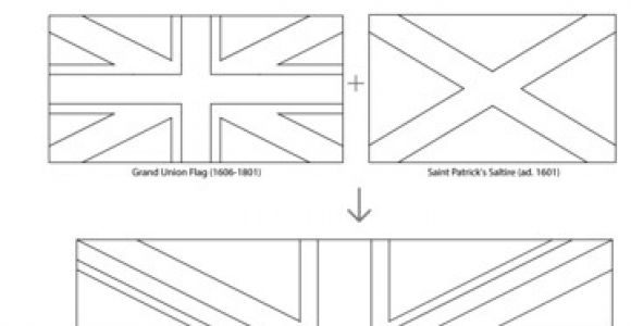 Coloriage Drapeau Royaume Uni Histoire De L Union Jack Coloriage