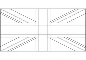 Coloriage Drapeau Royaume Uni Image Drapeau Anglais   Imprimer