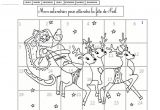 Coloriage Du Calendrier De L Avent épinglé Sur Noel