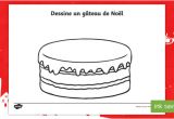 Coloriage Du Calendrier De L Avent Feuille D Activités Dessine Un G¢teau De No L Feuille