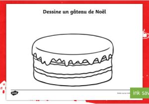 Coloriage Du Calendrier De L Avent Feuille D Activités Dessine Un G¢teau De No L Feuille