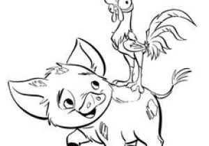 Coloriage Du Cochon De Vaiana Coloriages Gratuits   Imprimer Vaiana Et Maui