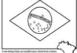 Coloriage Du Drapeau Anglais Brazil Flag Coloring Page