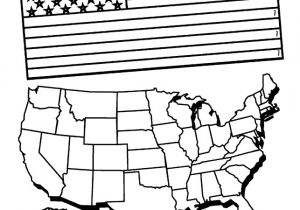 Coloriage Du Drapeau Anglais United States Coloring Pages 004