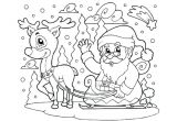 Coloriage Du Pere Noel Et Ses Rennes Dessin Du Pere Noel Avec son Traineau Et Ses Rennes