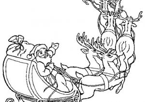 Coloriage Du Pere Noel Gratuit Coloriage A Imprimer Le Traineau Du Pere Noel Gratuit Et