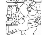 Coloriage Du Pere Noel Gratuit Coloriage Pere Noel Travail Dessin