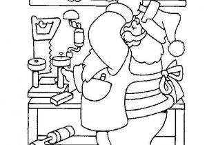 Coloriage Du Pere Noel Gratuit Coloriage Pere Noel Travail Dessin