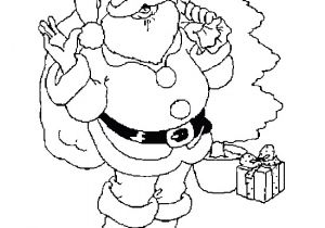 Coloriage Du Pere Noel Gratuit Dessin De Père Noël Et Des Cadeaux Coloriages De Noël à