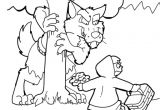 Coloriage Du Petit Chaperon Rouge 20 Dessins De Coloriage Loup Petit Chaperon Rouge   Imprimer