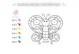 Coloriage Educatif 5 Ans Coloriage Magique Et Mathématique Le Papillon Momes