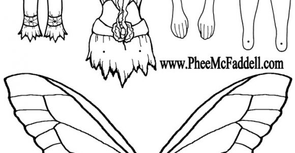 Coloriage Elfes Et Fées Fairy Puppet Crafts for Kids