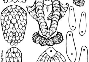 Coloriage Elfes Et Fées Mira Mermaid Puppet Coloring