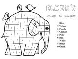 Coloriage Elmer à Imprimer Elmer Teaches Us to Live In Peace
