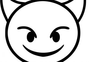 Coloriage Emoji à Imprimer Coloriage Emoji Diable à Imprimer Sur Coloriages Fo