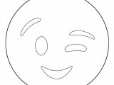 Coloriage Emoji à Imprimer Coloriage Emoji Wink Smiley Jecolorie