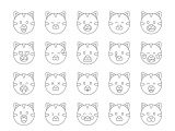 Coloriage Emoji à Imprimer Mignon Coloriage Emoji Chat à Imprimer Gratuit Artherapie