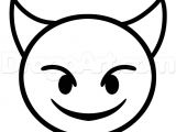 Coloriage Emoji iPhone A Imprimer Coloriage Diable Emoji iPhone Jecolorie