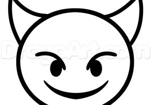 Coloriage Emoji iPhone A Imprimer Coloriage Diable Emoji iPhone Jecolorie