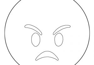 Coloriage Emoji iPhone A Imprimer Coloriage Emoji Angry Smiley Dessin