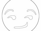 Coloriage Emoji iPhone A Imprimer Coloriage Emoji Smirk Smiley Jecolorie