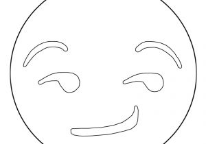 Coloriage Emoji iPhone A Imprimer Coloriage Emoji Smirk Smiley Jecolorie