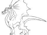 Coloriage En 3d Gratuit Coloriage Dragon 3d De Profile Dessin