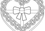 Coloriage En forme De Coeur A Imprimer Coloriage Saint Valentin De St Valentin Coloriage Coeur Et La