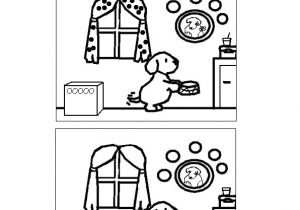 Coloriage En Haut En Bas Jeu Des 5 Erreurs Le Petit Chien Qui Cuisine Momes