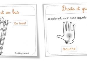 Coloriage En Haut En Bas Leçon Géométrie Gauche Et Droite En Haut Et En Bas