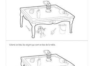 Coloriage En Haut En Bas Pdf Fiche Maternelle Maths Ms Positions En Haut En Bas