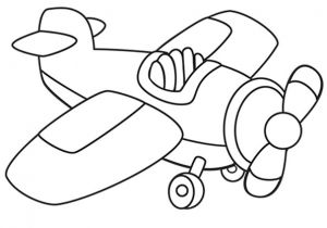 Coloriage En Ligne Avion Ce Dessin De Petit Avion   Hélice Est Fait Pour Les Plus