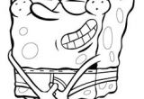 Coloriage En Ligne Bob L éponge Spongebob Squarepants Doing Karate Coloring Page Free Printable