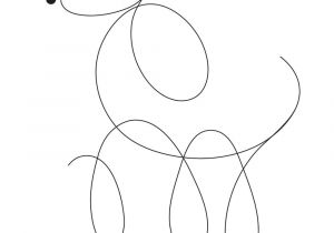 Coloriage En Ligne De Chien Deux Points Une Ligne