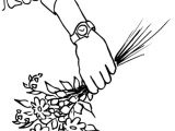 Coloriage En Ligne Fleur Coloriages Coloriage De Fleurs Coupées Fr Hellokids