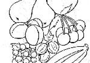 Coloriage En Ligne Fruits Coloriage Corbeille De Fruits Fruits En Ligne Et Imprimer
