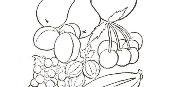 Coloriage En Ligne Fruits Coloriage Fruits D Automne Maternelle
