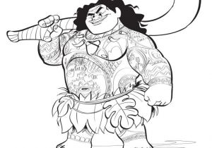 Coloriage En Ligne Gratuit De Vaiana Coloriage Maui Du Disney Vaiana Dessin