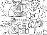 Coloriage En Ligne Gratuit De Vaiana Coloriage Tui Et Sina De Vaiana Moana Disney Dessin