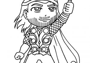 Coloriage En Ligne Marvel Dessin De Thor En Ligne
